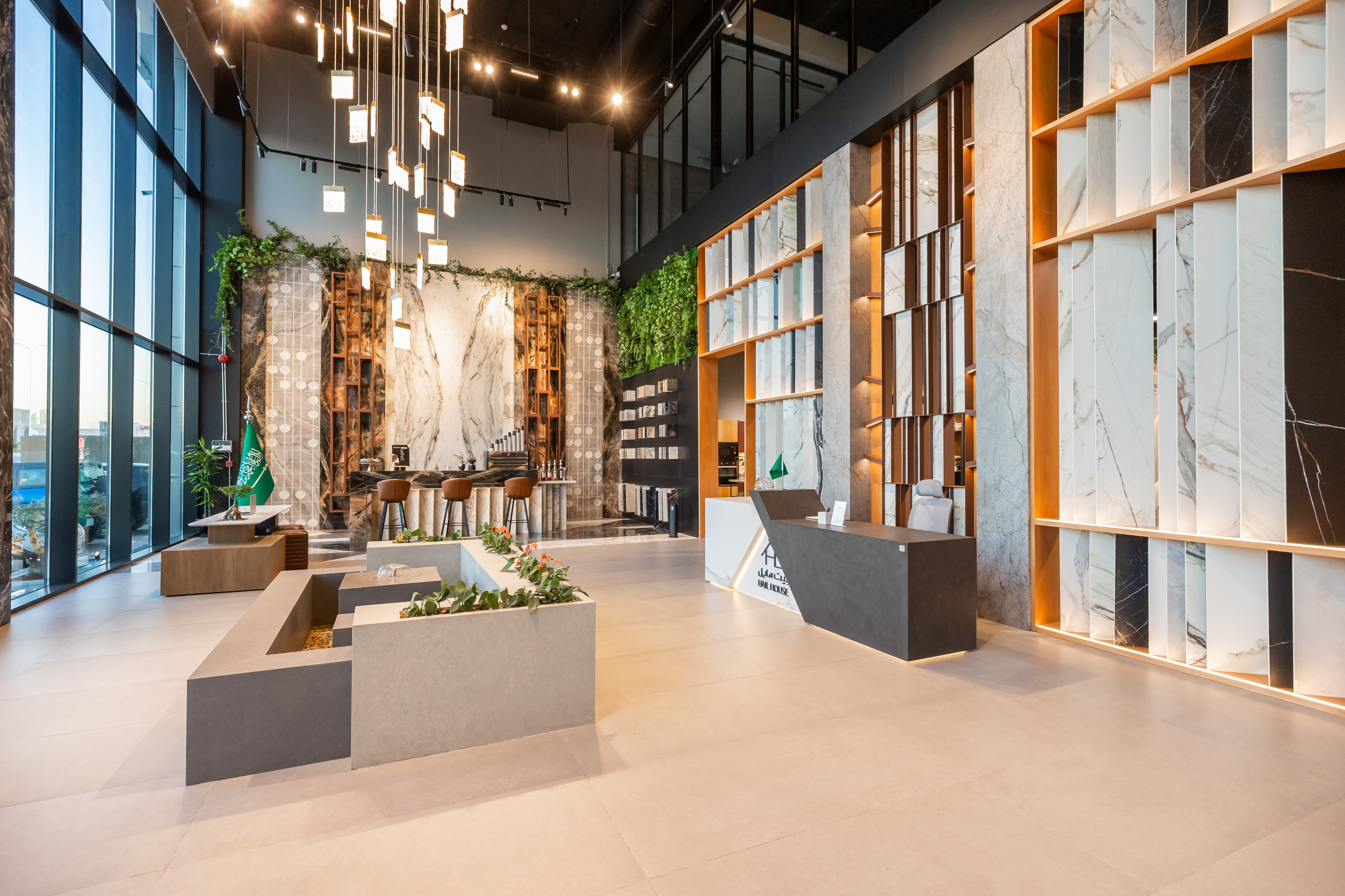 Collections header — stone interior