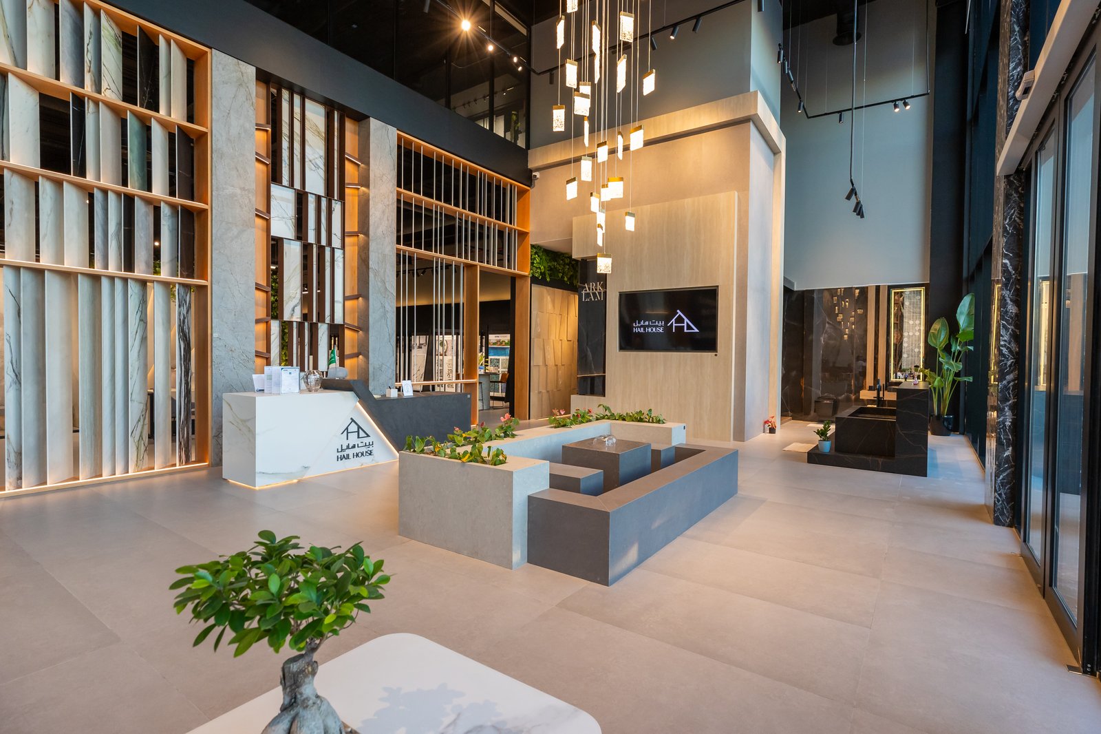 Hail House showroom
